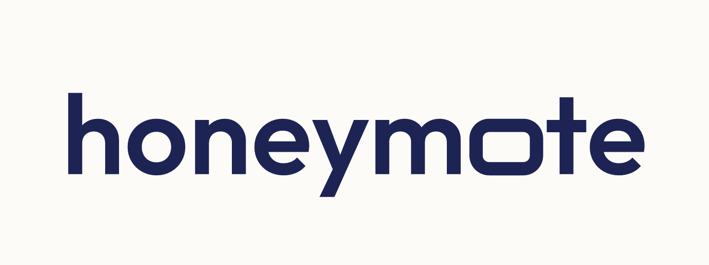honeymote wordmark, light